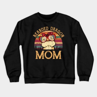 Bearded Dragon Mom Bearded Dragon Lizard Crewneck Sweatshirt